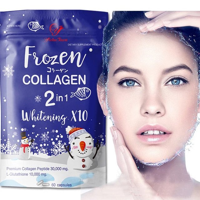 Frozen Collagen Capsule with L-Glutathione, Pomegranate, CoQ10, and Berries