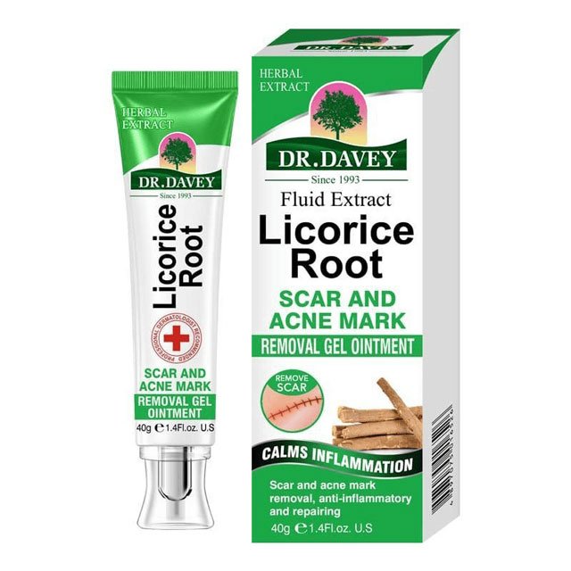 Licorice Root Scar, Acne and Stretch Mark Removal Ointment.
